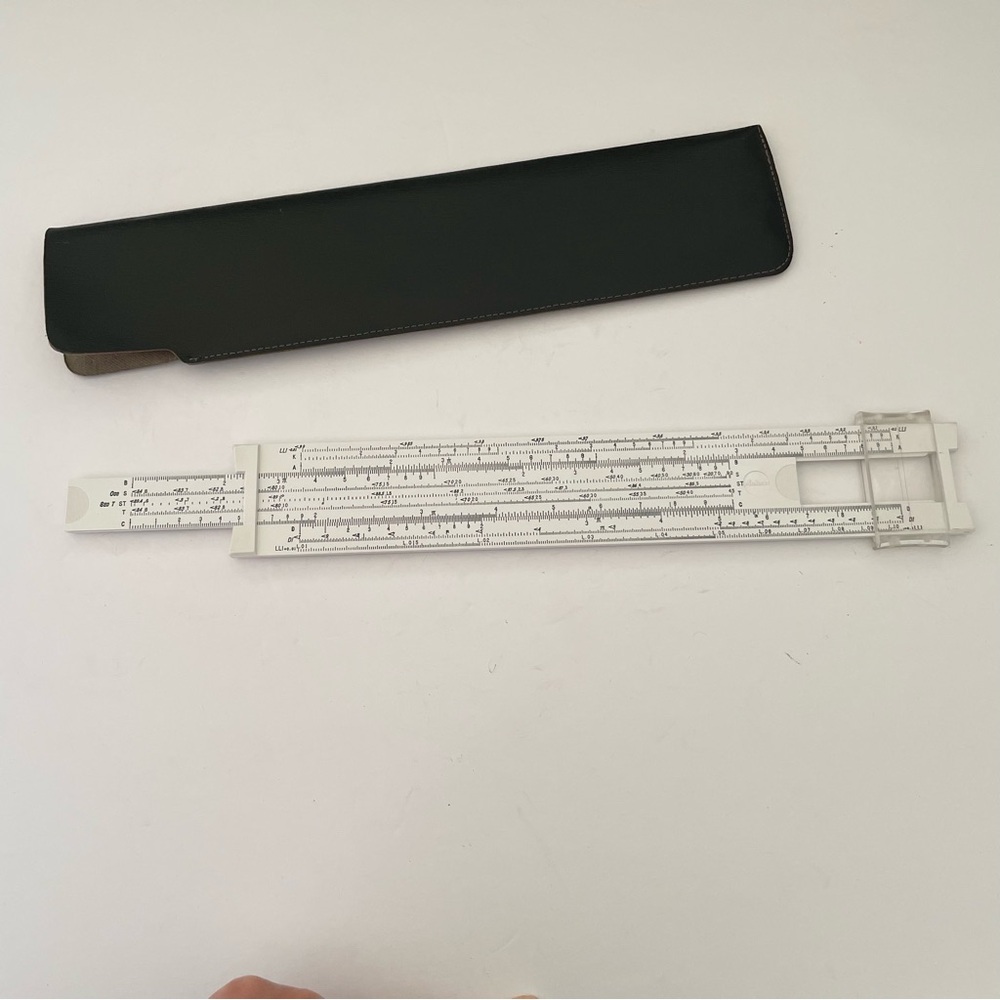 Pickett Microline 140 White Slide Ruler - Picture 2 of 12